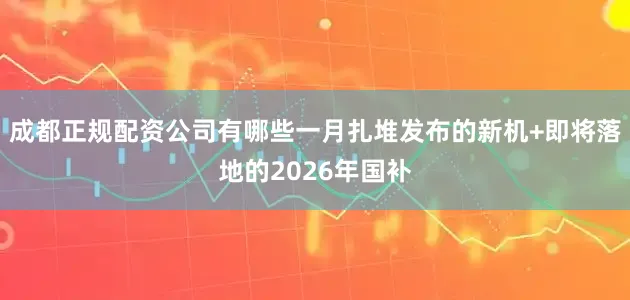 成都正规配资公司有哪些一月扎堆发布的新机+即将落地的2026年国补